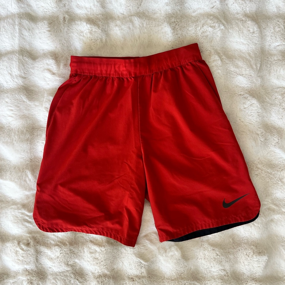 Nike Bright Red Sports Shorts